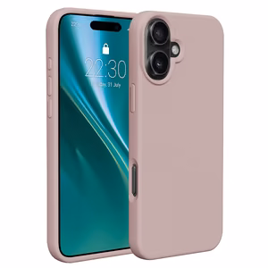 Etteri Silikoninen Suojakuori iPhone 16 Plus 6,7:lle vaaleanpunainen