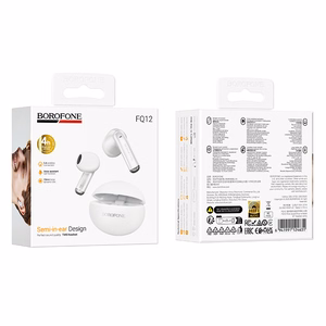 Borofone TWS Bluetooth Earphones FQ12 Nice white