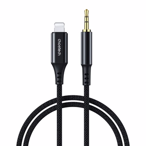Choetech AUX009 Lightning / mini jack 3.5mm kaapeli 2 m - musta