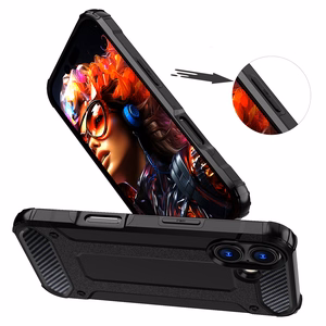 Hybrid Armor Suojakuori iPhone 17:lle - musta