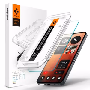 Spigen Glas.tR EZ Fit karkaistu näytönsuojalasi Nothing Phone (3a) / (3a) Pro -laitteelle, läpinäkyvä
