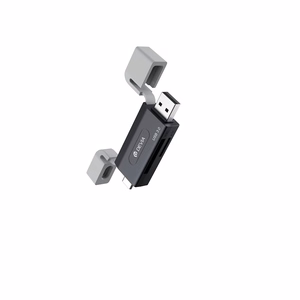 Devia kortinlukija 2in1 EL240 USB/USB-C 3.0 musta
