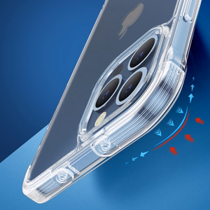 Joyroom Defender sarjan tapauksessa iPhone 13 Pro Max karu kotelo koukut kickstand läpinäkyvä (JR-BP956)