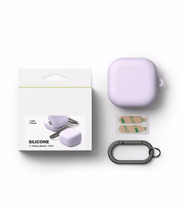 Ringke Silicone suojakuori Samsung Galaxy Buds 4 / 4 Pro:lle violetti