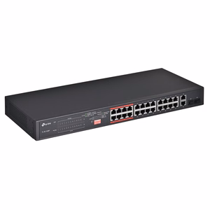 TP-LINK TL-SL1226P Desktop/pedestal 24x10Base-T / 100Base-TX 2x10Base-T / 100Base-TX / 1000Base-T PoE+ ports 24 TL-SL1226P (Switch)