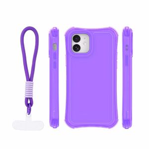 Safepop suojakuori hihnalla iPhone 12 / 12 Pro 6,1" violetti