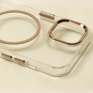 Clear Thin Mag Suojakuori iPhone 17 Air 6,6 kultainen