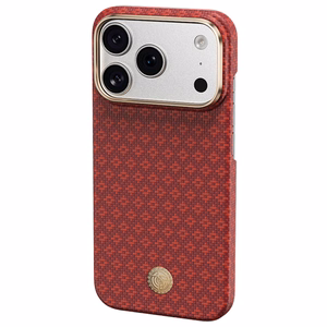 Punainen Benks Magnetic Armor Air Armor Grid 600D kevlar- ja metallikehyksinen suojakuori (C.K.FL.AP.RD.0073) malleihin iPhone 18 Pro Max / iPhone 17 Pro Max