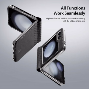 Dux Ducis Bril -suojakuori Samsung F741 Z Flip6/F761 Z Flip7 FE violetti