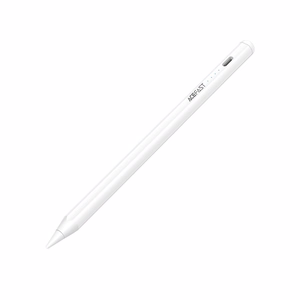 Acefast V1 yleiskäyttöinen kapasitiivinen stylus 2 vaihtokärjellä - valkoinen