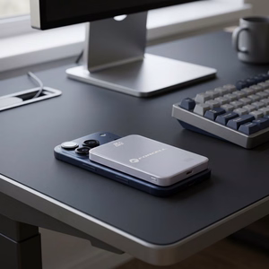 MagSafe-yhteensopiva varavirtalähde Forcell F-Energy SuperSlim F5K8 QC4.0 PD3.0 15W 5000 mAh violetti