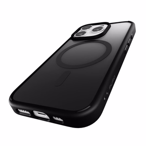 Puro Gradient MagSafe Silikoninen Suojakuori iPhone 16 Prolle - musta