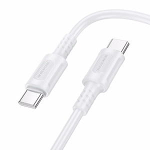 Borofone Kaapeli BX111 Feliz - Type C - Type C - 60W 3A 1 metri valkoinen