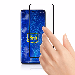 Karkaistu lasi 3mk HardGlass Max Lite mustalla kehyksellä Xiaomi Redmi Note 13 Pro+