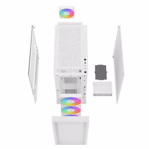 DeepCool CH560 DIGITAL WH Midi Tower valkoinen