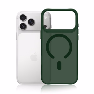 3mk Smoke MagCase - suojakuori iPhone 17 Pro:lle - vihreä-läpikuultava