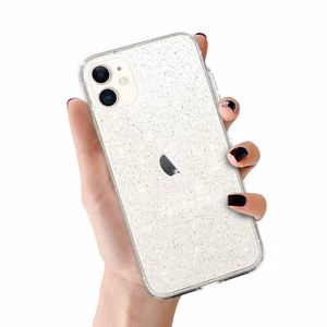 Crystal Glitter Suojakuori iPhone 11:lle - hopeinen