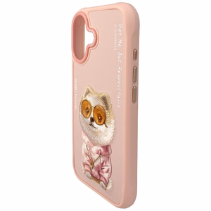 Nimmy Glasses Cool Nag Suojakuori iPhone 17:lle - Vaaleanpunainen