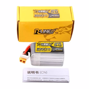 Lipo Tattu R-Line -akku, versio 5.0, 1550 mAh, 22,2 V, 150C, 6S, XT60-liittimellä