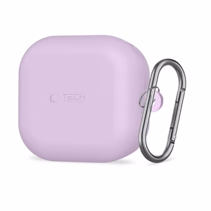Tech-Protect Silicone Hook Case for Samsung Galaxy Buds 4 / 4 Pro - Purple