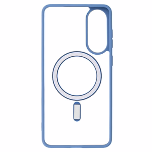 Acrylic Color MagSafe Suojakuori Samsung Galaxy S25 Edge:lle vaaleansininen