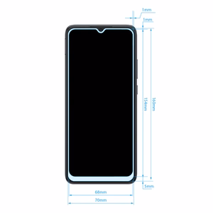 Crong 7D Nano Flexible Glass 9H koko näytön peittävä hybridinäytönsuoja Xiaomi Redmi 10C -laitteelle