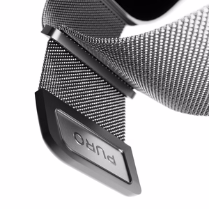 Puro Milanese Stainless Steel Apple Watch Band 38/40/41mm - Silver
