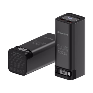 Kruger&Matz litiumioni-virtapankki QC- ja PD-tuella, 20000 mAh, 100 W