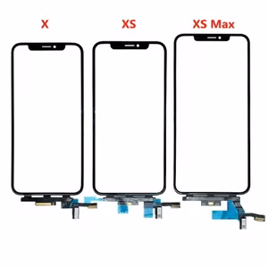Kosketusnäytön digitoija Pro+, yhteensopiva Apple iPhone Xs Max:n kanssa, lasi + OCA, setti pitkä flex