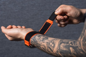 Hihna Apple Watch:lle Forcell F-Design FA05 nylon tarranauha 38 / 40 / 41 mm oranssi