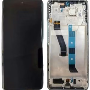 Alkuperäinen vihreä Xiaomi Poco M8 5G -näyttömoduuli kosketuspaneelilla ja kehyksellä (huoltopakkaus)