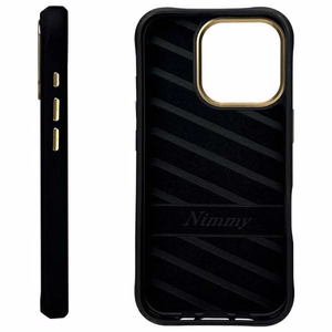 NIMMY Suojakuori COOL&CUTE 2.0 Apina iPhone 16 Pro Max:lle musta