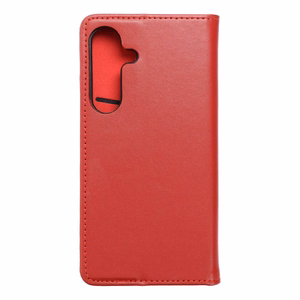Flip-kuori Samsung S24:lle Smart Pro Book nahkainen kastanjanruskea