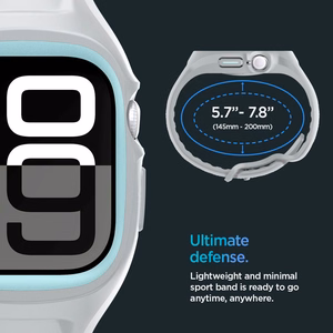Spigen Liquid Air Pro Apple Watch 10 (46 mm) Harmaa