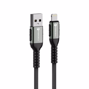 Kaapeli USB A - Lightning Forcell F-Energy 2,4A 12W Cafule 1,2 m C257 musta
