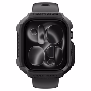 Spigen Rugged Armor -suojakuori laitteelle Apple Watch 42 mm – mattamusta
