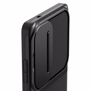 Spigen Optik Armor suojakuori Samsung Galaxy S25 Ultra -puhelimelle musta