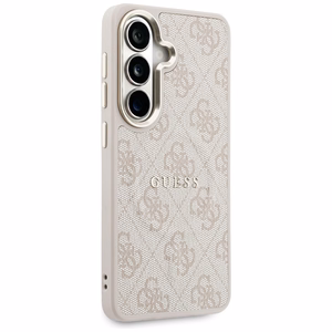 Guess case 4G Embossed Ring MagSafe for Samsung Galaxy S26 Plus pink
