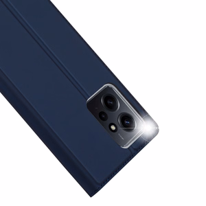 Dux Ducis Skin Pro Suojakuori Xiaomi Redmi Note 12:lle läppäkansi kortti Lompakko jalusta sininen