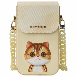 NIMMY puhelinlaukku BIG EYED PET 2.0 Kissa khaki