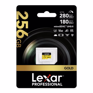 Lexar GOLD microSDXC -muistikortti, 256 GB