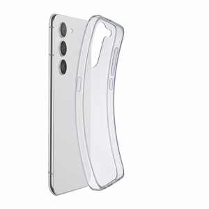 Cellularline Fine suojakuori Samsung Galaxy S23 -laitteelle, läpinäkyvä