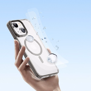 Dux Ducis Clin2 kotelo iPhone 14 Plus magneettinen suojus MagSafe harmaa