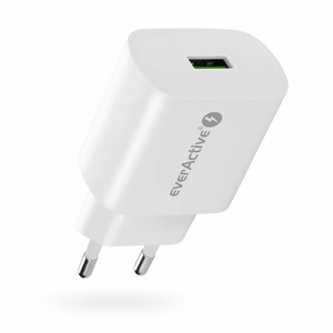 laturi 1x USB Quick Charge 3.0 18W valkoinen