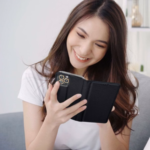 SMART CASE Book kuori Motorola G57 POWER:lle - musta