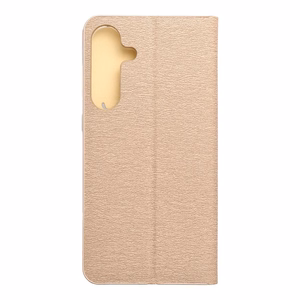 Läppäsuojakuori Samsung S25 FE:lle Luna Book Gold kultainen