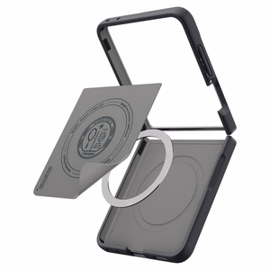 Spigen Nano Pop MagSafe case for Samsung Galaxy Z Flip8 – black and grey