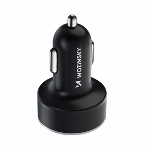 Wozinsky WDCCB auton Laturi näytöllä 50W 2xUSB-C / 2xUSB-A - musta