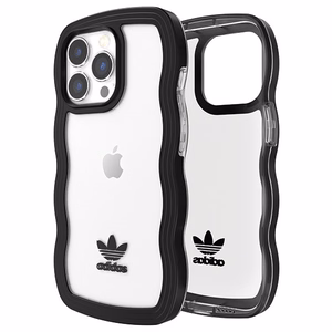Adidas OR Wavy Suojakuori iPhone 13 Pro /13 6.1 musta-läpinäkyvä/musta-läpinäkyvä 51900