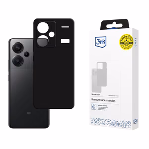 3mk silikonikuori Xiaomi Redmi Note 13 Pro+ - musta
